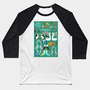 Lovebirds Baseball T-Shirt